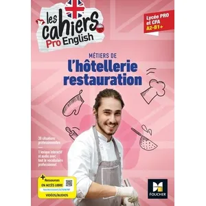 Comparateur de prix : Foucher Les cahiers Pro English - ANGLAIS Bac Pro Hôtellerie-Restaurat...
