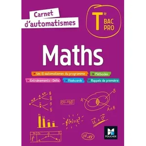 Comparateur de prix : Foucher Maths Tle Bac Pro