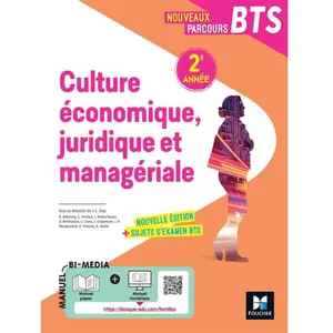 Foucher Culture Économique Juridique Et Managériale (Cejm) 2e Année pas cher