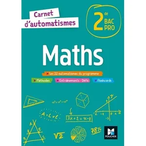 Comparateur de prix : Foucher Maths 2de Bac Pro - Livre De L'élève