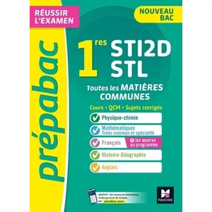 Foucher Toutes Les Matières Communes 1re Sti2d/Stl pas cher