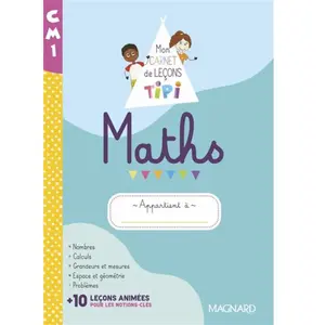 Magnard Maths Cm1 - Mon Carnet De Leçons Tipi pas cher