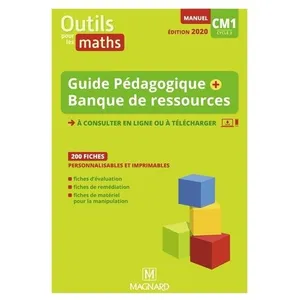 Comparateur de prix : Magnard Outils Pour Les Maths Cm1 - Guide Pédagogique Papier + Banque De Ressources À Télécharger
