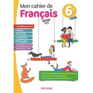 Comparateur de prix : Magnard Mon Cahier De Français 6e