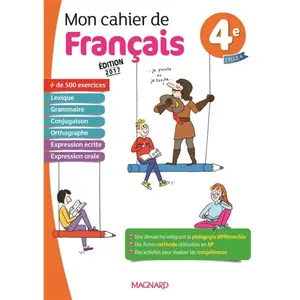 Comparateur de prix : Magnard Mon Cahier De Français 4e