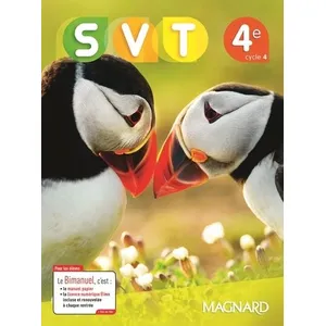 Comparateur de prix : Magnard Svt 4e