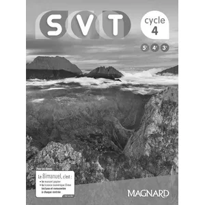 Magnard Svt Cycle 4 - Livre Du Professeur pas cher