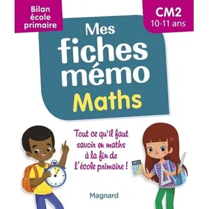 Comparateur de prix : Magnard Mes Fiches Mémo Maths Cm2 - Bilan École Primaire