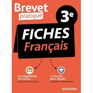 Magnard Fiches Français 3e pas cher