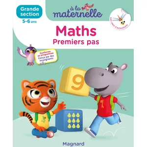Magnard A la maternelle, Maths Grande section: Premiers pas. Avec plein d'autocollants pas cher