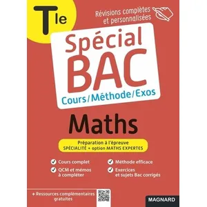 Magnard Maths Spécialité + Option Maths Expertes Tle pas cher