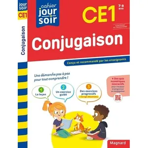 Magnard Cahier du jour/Cahier du soir Conjugaison CE1: Conçu et recommandé par les enseignants
