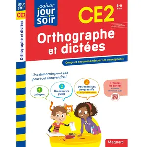 Magnard Cahier Du Jour/Cahier Du Soir Orthographe Et Dictées Ce2 pas cher