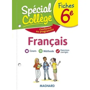 Comparateur de prix : Magnard Fiches Français 6e Spécial Collège