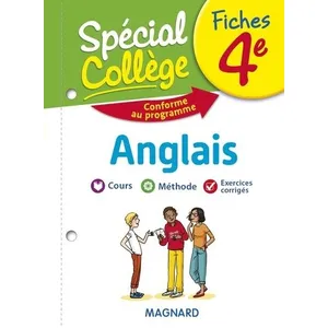 Magnard Fiches Anglais 4e Spécial Collège pas cher