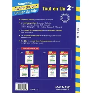 Magnard Manuel scolaire Tout en un jour/soir 2de - Edition 2019 - Adulte pas cher