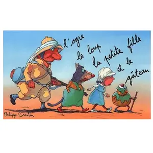 Ecole Des Loisirs L'ogre, Le Loup, La Petite Fille Et Le Gateau pas cher