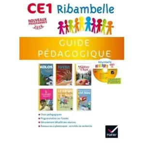 Hatier Ribambelle Ce1 Série Jaune - Guide Pédagogique (1 Cd Audio) pas cher