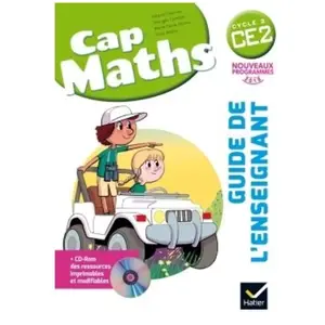 Hatier Cap Maths Ce2 - Guide De L'enseignant (1 Cd-Rom) pas cher