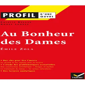 Hatier Au Bonheur des Dames de Emile Zola: analyse littéraire de l'oeuvre pas cher