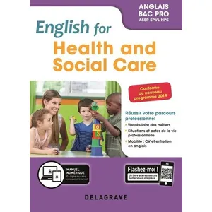 Comparateur de prix : Delagrave English For Health And Social Care Anglais Bac Pro