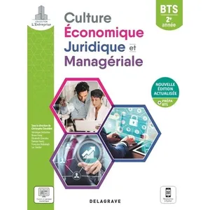 Delagrave Culture Économique, Juridique Et Managériale Bts 2e Année L'entreprise pas cher