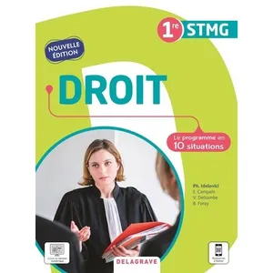 Comparateur de prix : Delagrave Droit 1re Stmg - Le Programme En 10 Situations