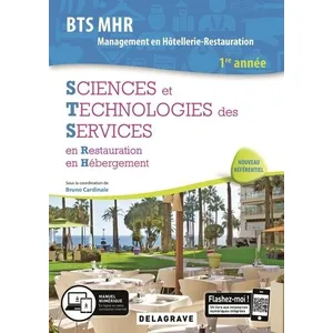 Delagrave Sciences Et Technologies Des Services Bts Mhr 1re pas cher