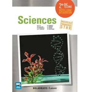 Comparateur de prix : Delagrave Sciences 2de Bac Sthr - Livre Élève