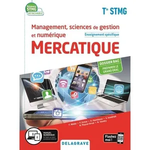 Delagrave Management, Sciences De Gestion Et Numérique Tle Stmg - Mercatique pas cher