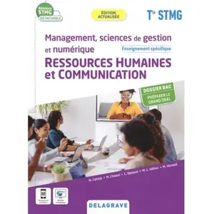 Delagrave Réseaux STMG - Ressources humaines et communication Tle STMG... pas cher