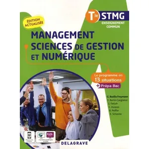 Comparateur de prix : Delagrave Management, Sciences De Gestion Et Numérique Tle Stmg