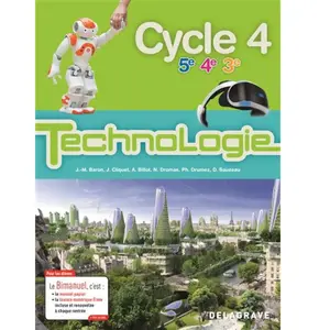Delagrave Technologie 5e 4e 3e Cycle 4 - Bimanuel pas cher