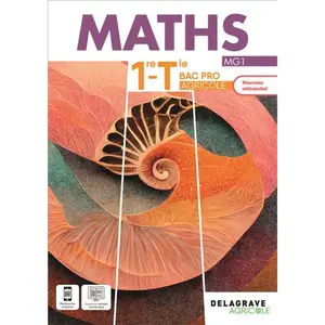 Comparateur de prix : Delagrave Maths 1re Tle Bac Pro Enseignement Agricole - Pochette Élève