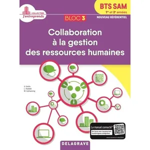 Delagrave Bloc 3 - Collaboration à la gestion des ressources humaines ... pas cher