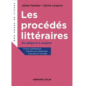 Armand Colin Les procédés littéraires - De allégorie à zeugme pas cher