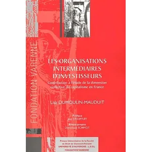 Pu.droit Clermont Ferrand Les organisations intermédiaires d'investisseurs pas cher