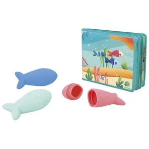 Janod Livre de bain La fête sous l'océan (4 pièces) pas cher
