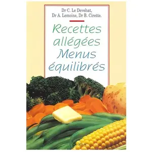 Solal Eds Recettes allégées, menus équilibrés pas cher