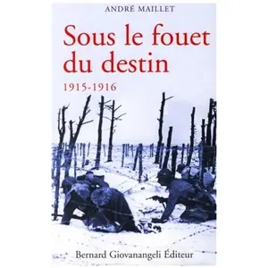 Giovanangeli Bernard Sous Le Fouet Du Destin - Histoire D'une Âme Aux Jours Héroïques 1915-1916 pas cher