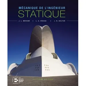 Reynald Goulet Eds Mécanique De L'ingénieur - Volume 1, Statique Version Si pas cher