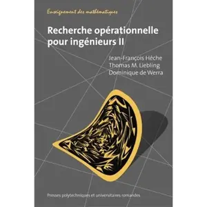 Recherche opérationnelle pour ingénieurs 2 pas cher