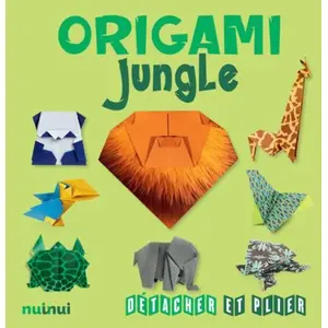 Nuinui Origami Jungle - Détacher et Plier pas cher
