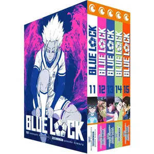Blue Lock   Band 11-15 im Sammelschuber, Fiction de Yusuke Nomura, Markus Lange pas cher