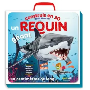 Nuinui Jeunesse Construis En 3d Un Requin Géant - Avec Un Livret De 48 Pages pas cher