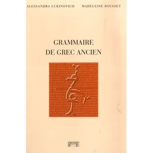 Georg Grammaire De Grec Ancien pas cher