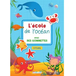 L'école de l'océan avec des gommettes pas cher
