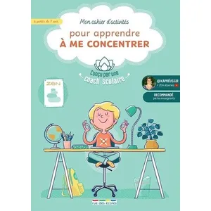 Rue Des Ecoles Mon cahier d'activités pour apprendre à me concentrer: 7 ans et plusVendu paramazon