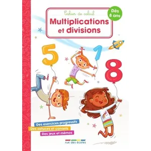 Comparateur de prix : Rue Des Ecoles Mutiplications Et Divisions - Cahier De Calcul