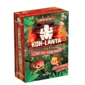 Dragon D'or Livres Du Koh-Lanta   Mon jeu de cartes   De 2 à 4 joueurs   50 cartes   Dès 7 ans pas cher
